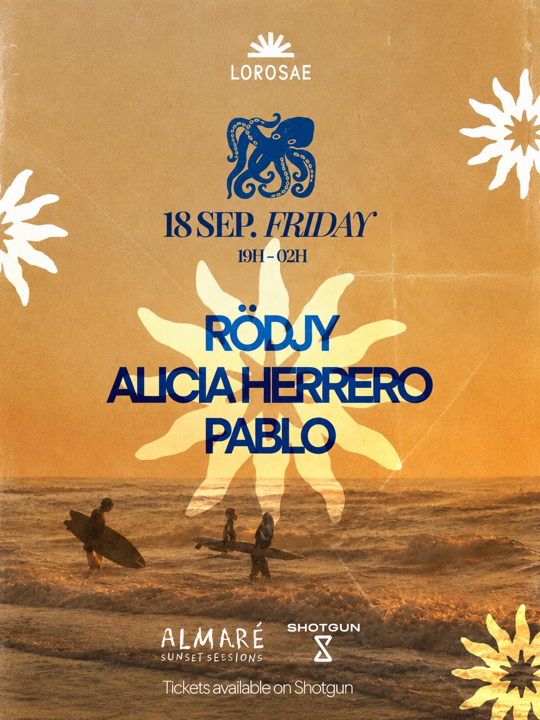 Almaré Sunset Sessions - Lorosae - 18th Sept