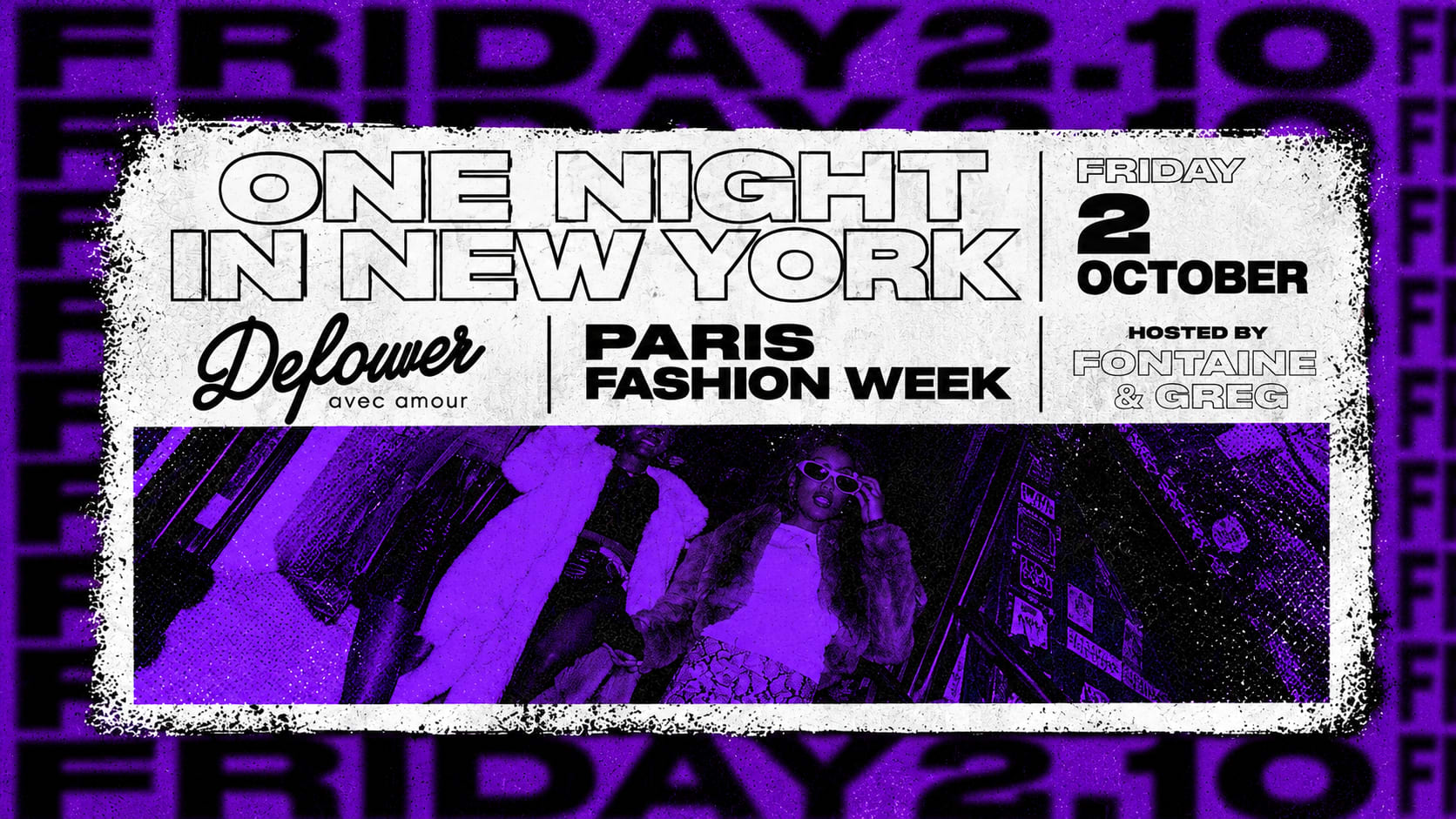One Night In New York-Deflower Paris Fashion Week 2 October