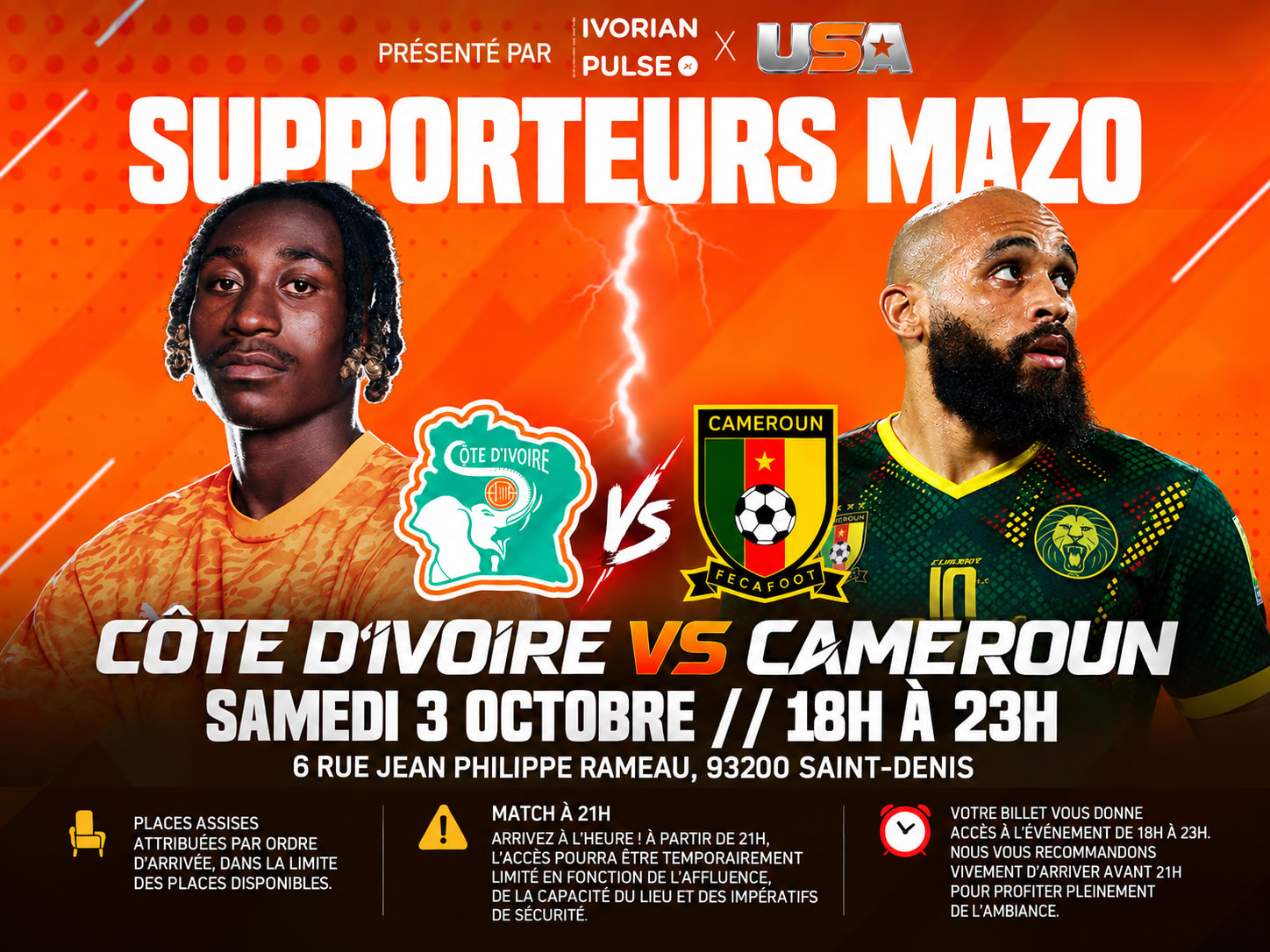 Fanzone Côte D’Ivoire Vs Cameroun