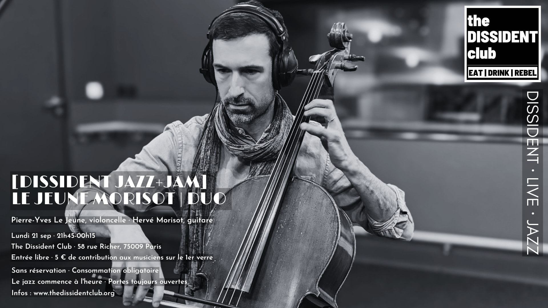 [Dissident Jazz+Jam]  Le Jeune Morisot | Duo