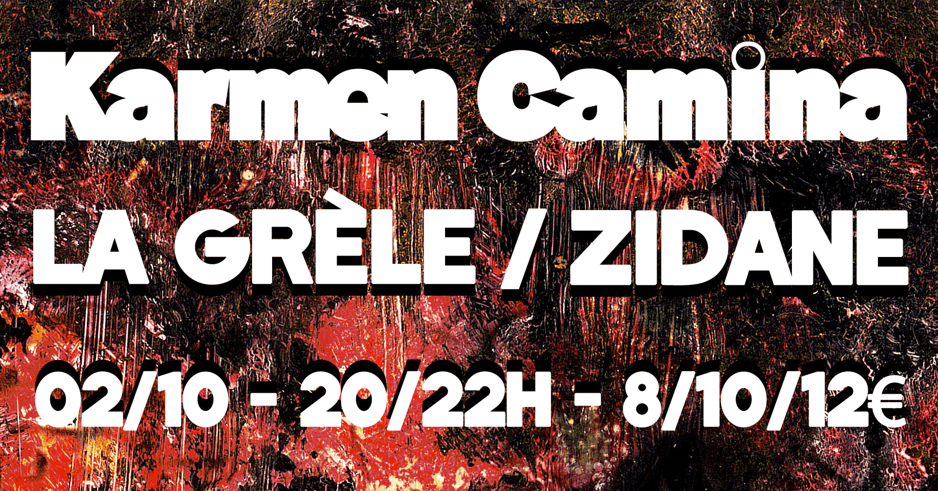 Concert : Zidane (Live), La Grèle (Live)