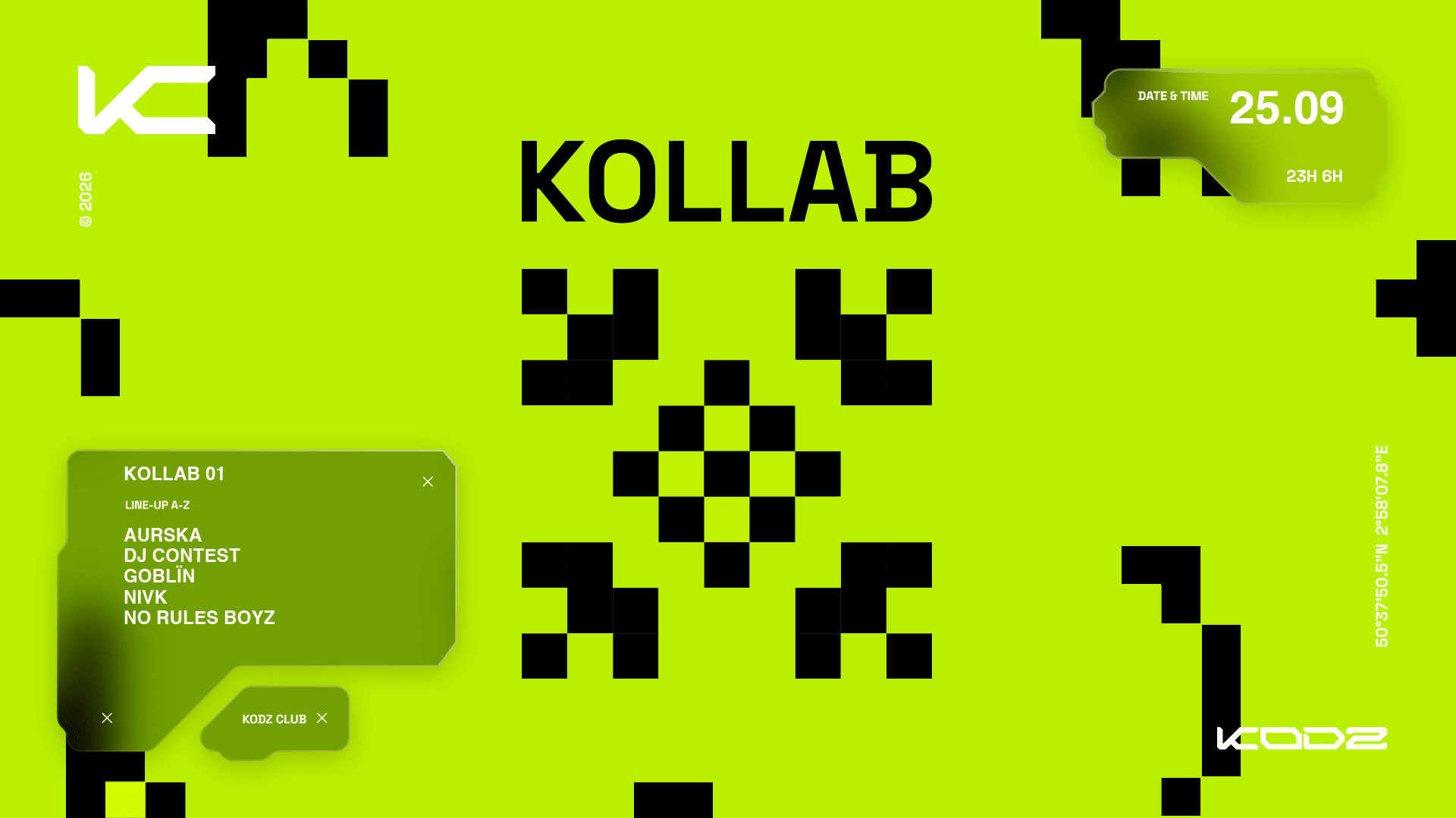 Kodz Presents Kollab : Nivk, Aurska, Goblïn, No Rules Boyz
