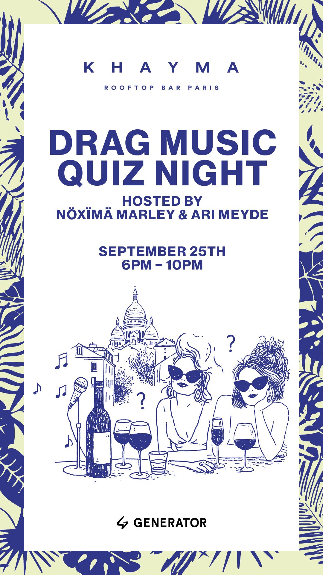 Drag Music Quiz Night