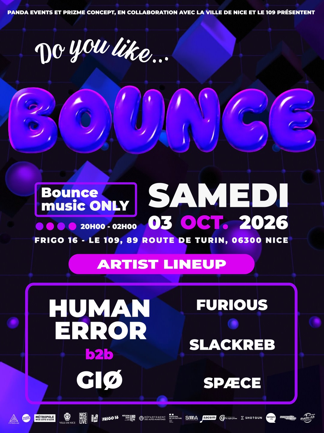 Do You Like... Bounce ? @ Frigo16 - Le 109 [Nice]