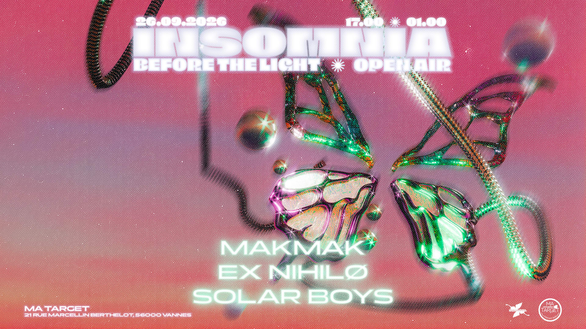Open Air Insomnia : Solar Boys, Ex Nihilø & Makmak