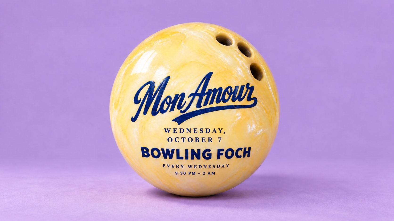 Mon Amour @ Bowling Foch - Mercredi 7 Oct.