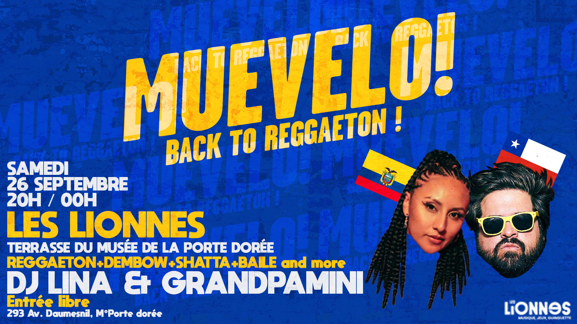 Muevelo ! Back To Reggaeton X Les Lionnes