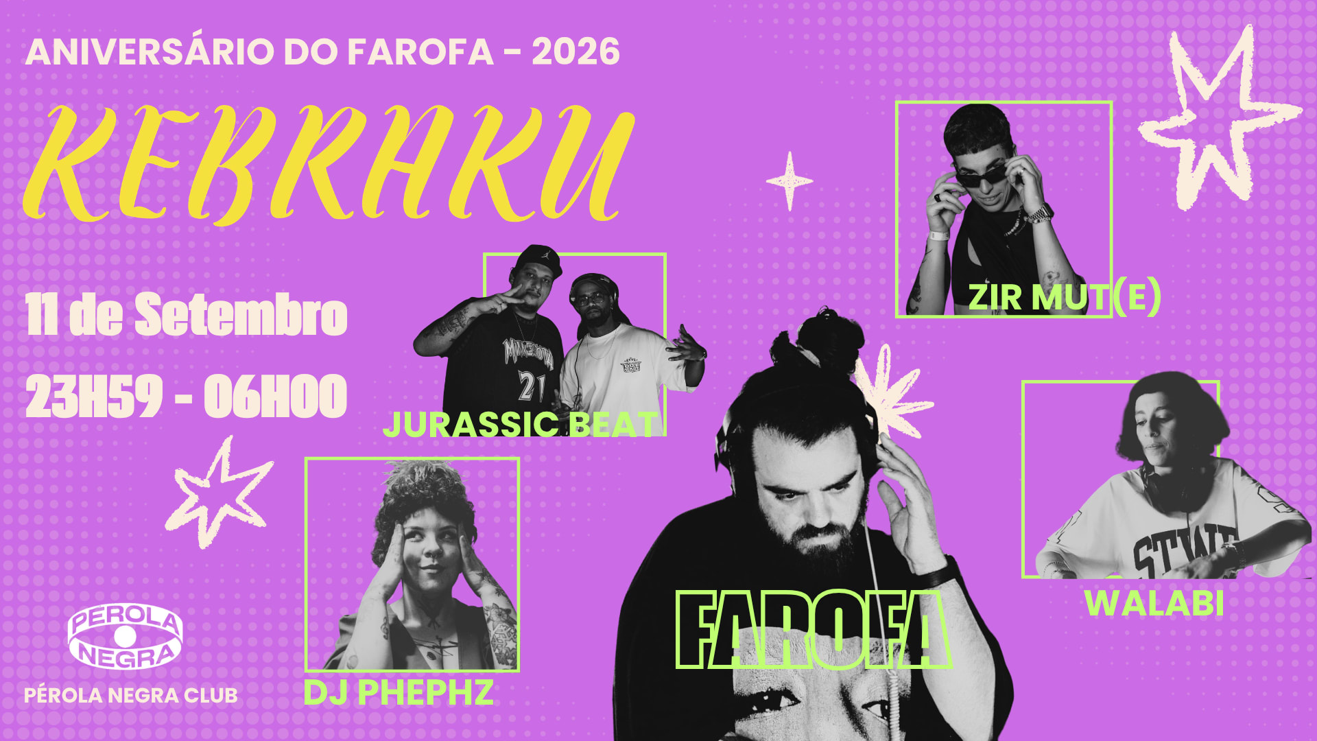 Kebraku: Aniversário Do Farofa