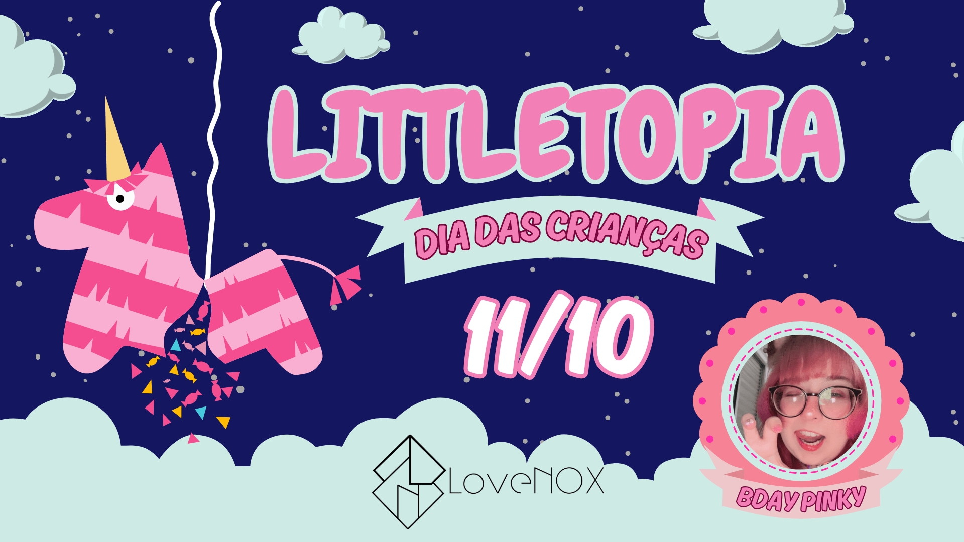 11/10 - Littletopia: Dia Das Crianças - Bday Pinky