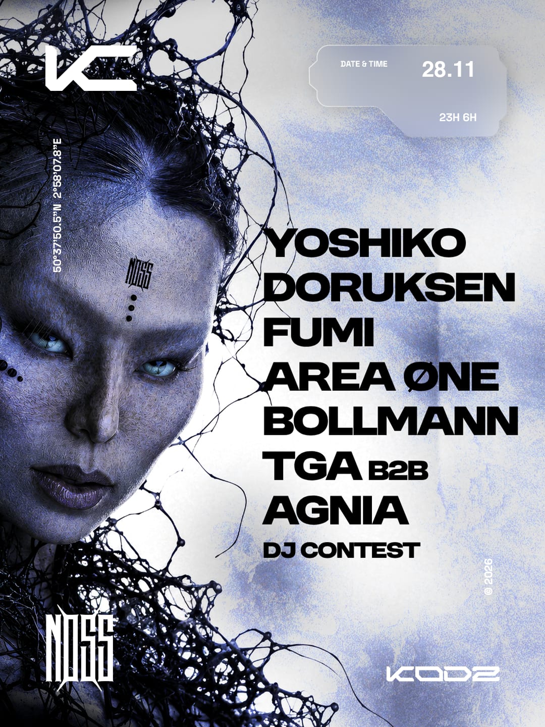 Kodz X Noss Present : Yoshiko, Doruksen, Area One, Fumi...