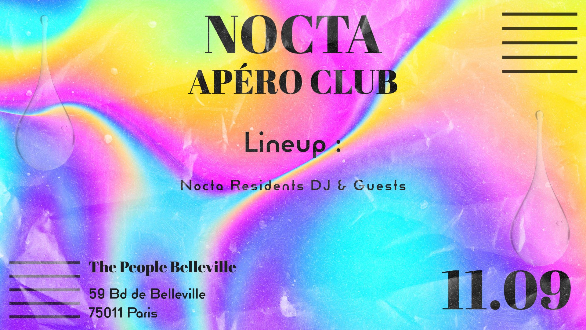 Nocta Apéro Club Avec Veedy, Kardi A & Reeo