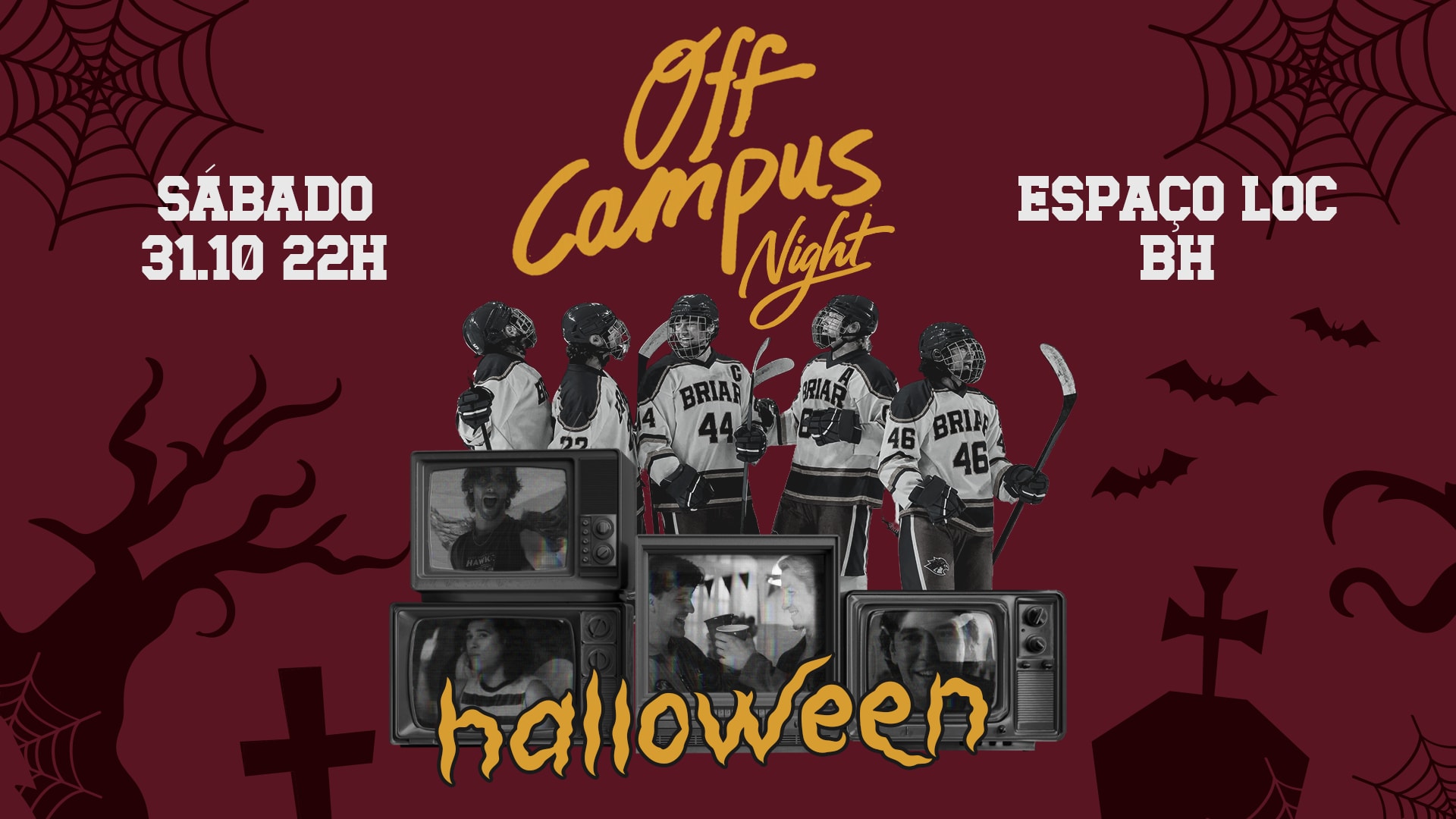 Off Campus Night Halloween Em Belo Horizonte