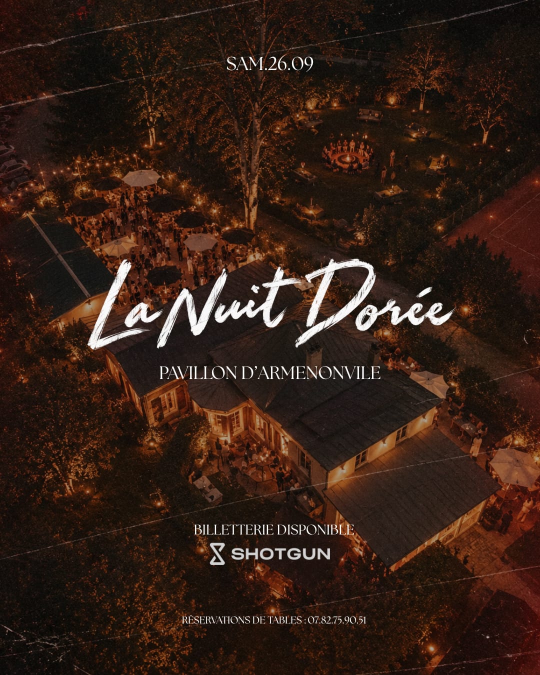 La Nuit Dorée II Pavillon D'armenonville