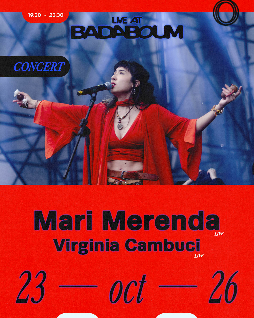 Concert — Mari Merenda, Virginia Cambuci