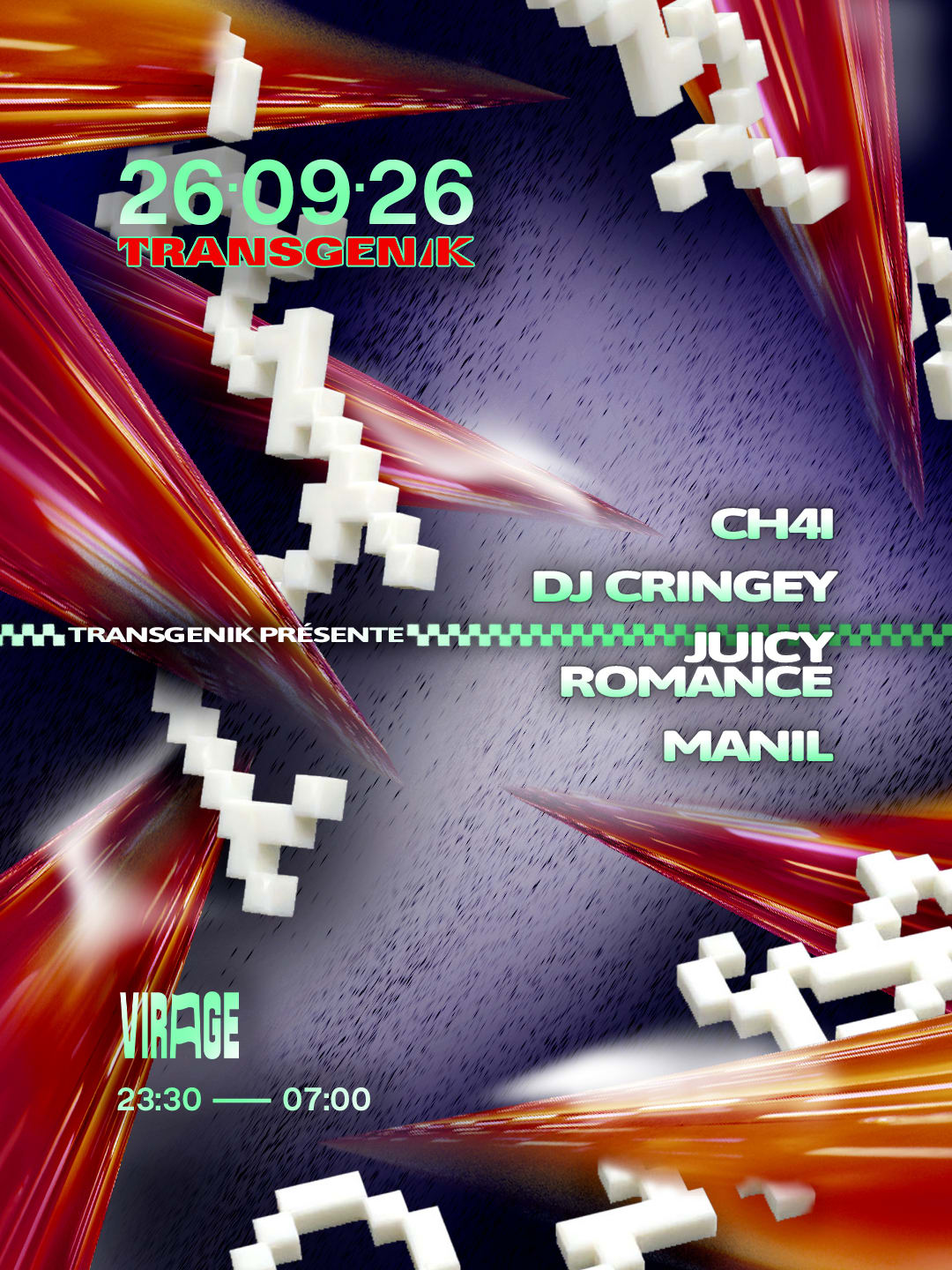 Transgenik : Juicy Romance, Dj Cringey, Ch4i, Manil