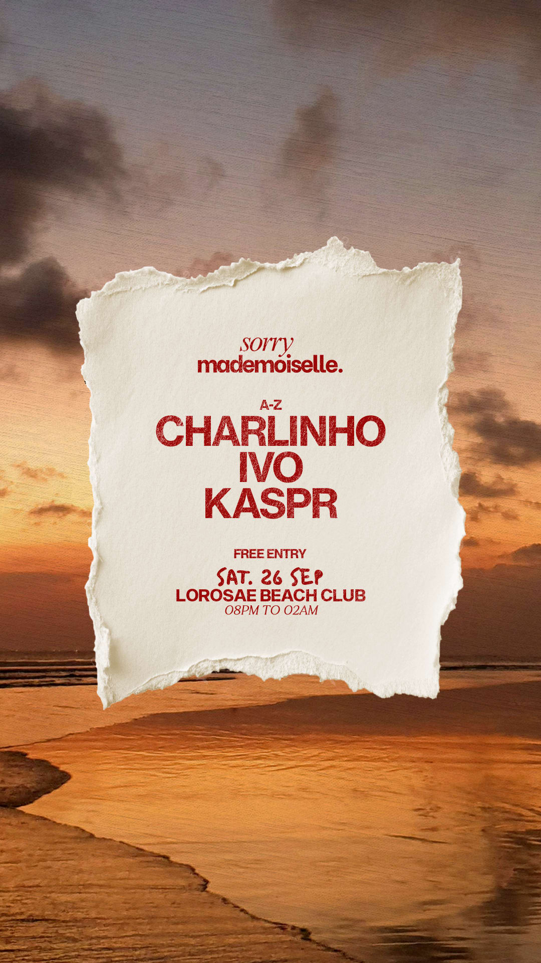 Beach Residency By Sorry Mademoiselle