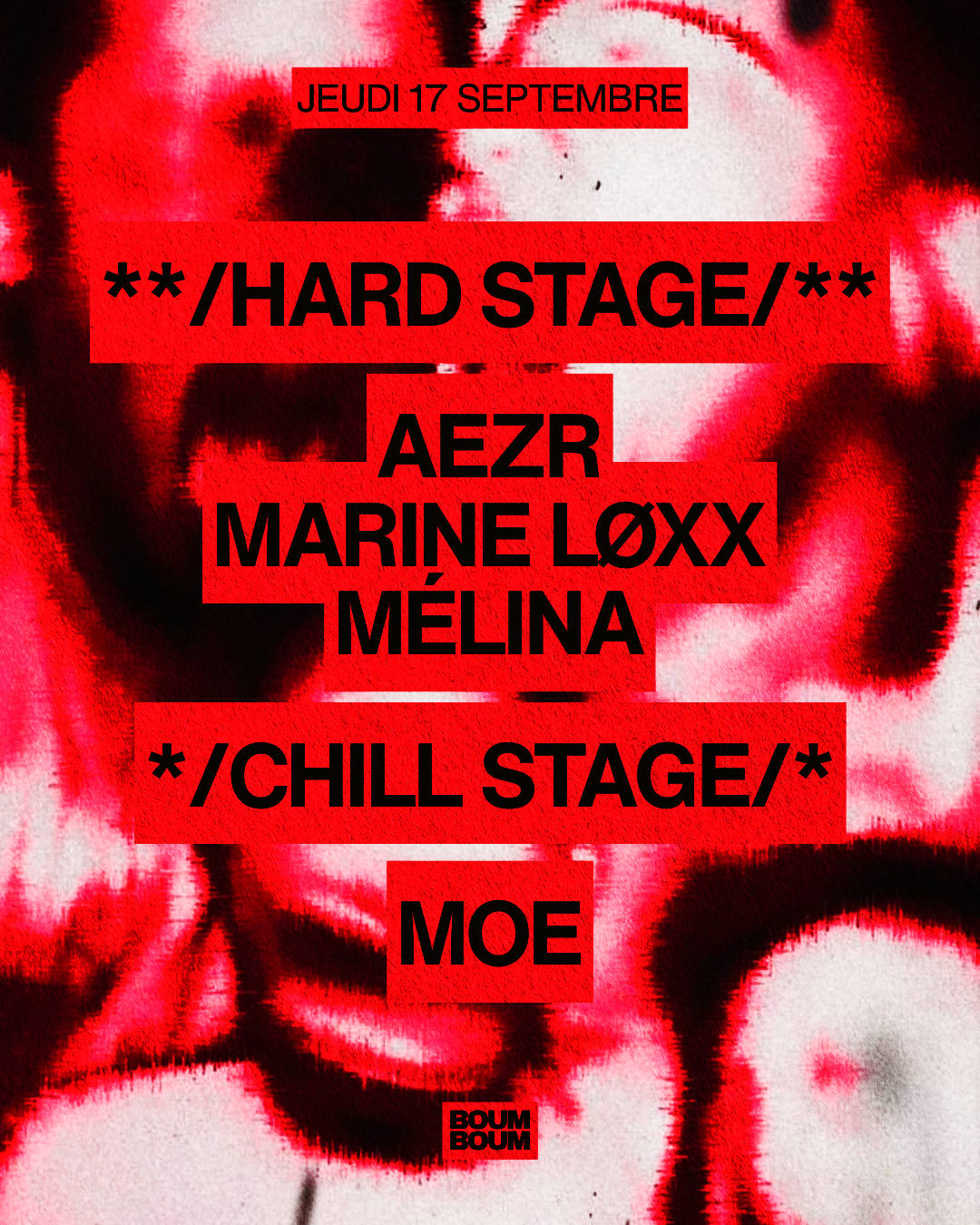 Boum Boum : Chill Stage Vs Hard Stage