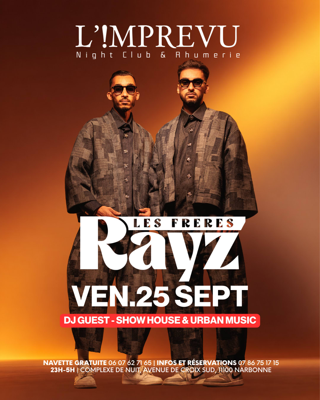 Les Frères Rayz À L'imprévu Narbonne
