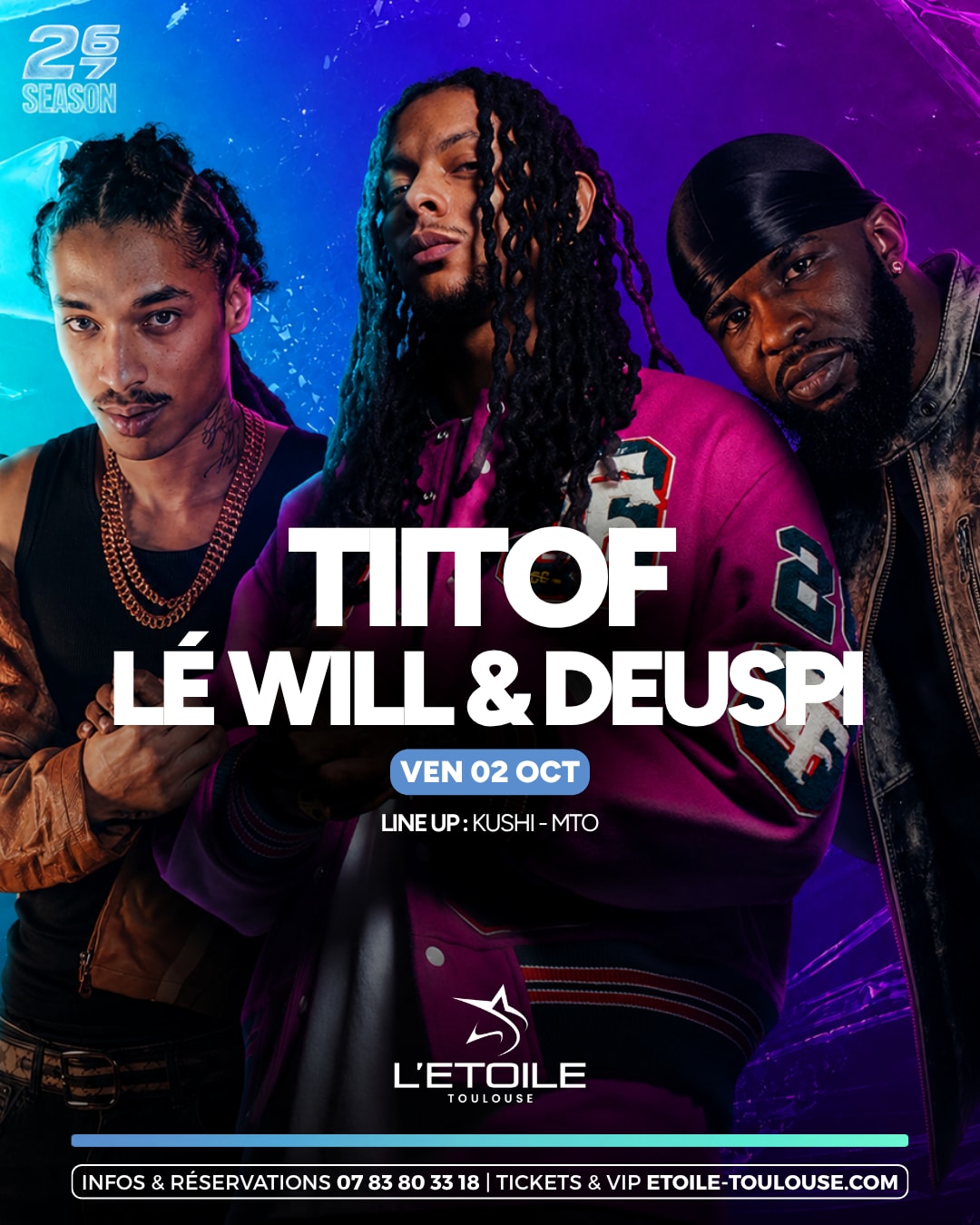Showcase Tiitof, Lé Will & Deuspi