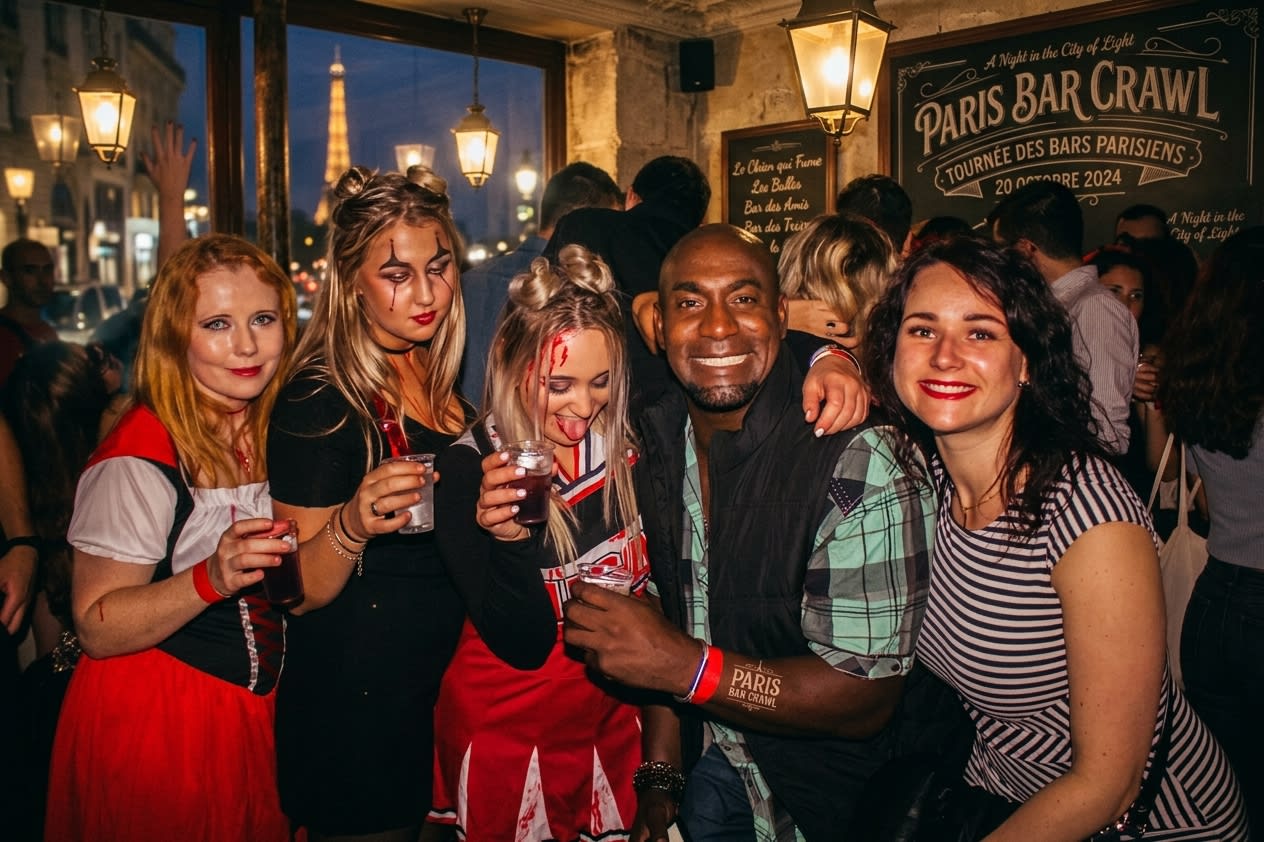 Halloween Bar Crawl Party Paris