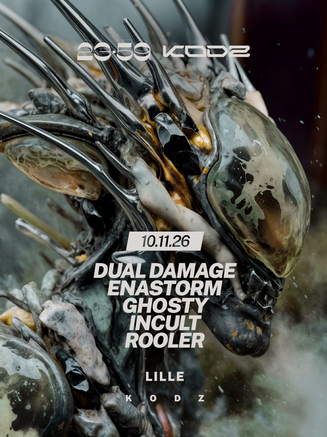 Kodz X 23:59 : Rooler, Dual Damage, Incult, Ghosty...