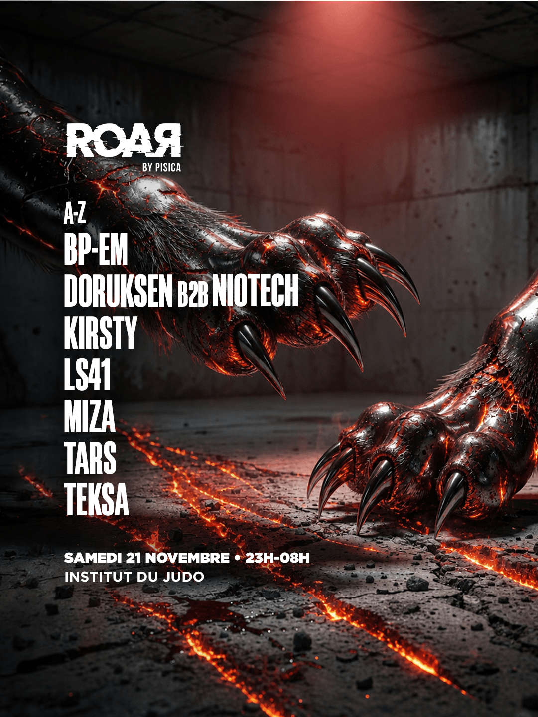 Roar : Dorusken B2b Niotech, Teksa, Kirsty & More