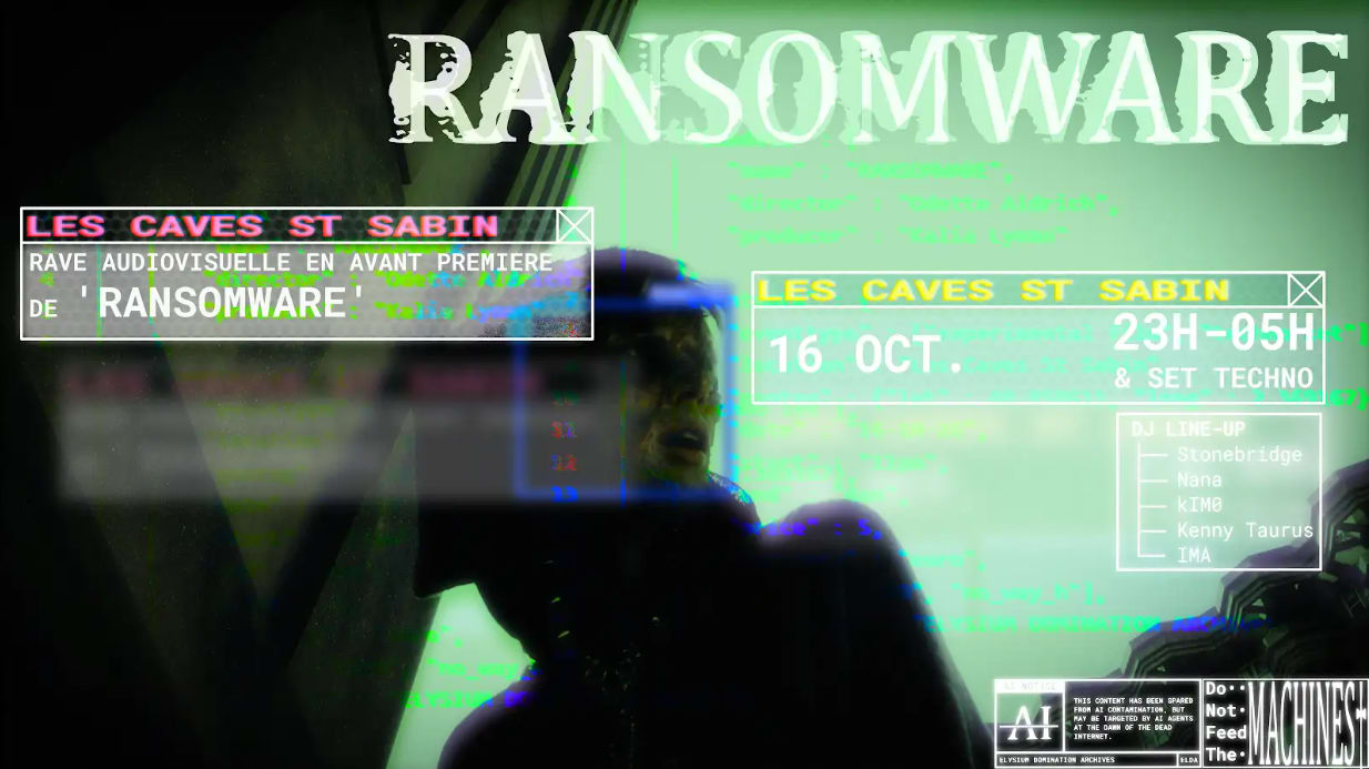 Ransomware : Audiovisual Rave