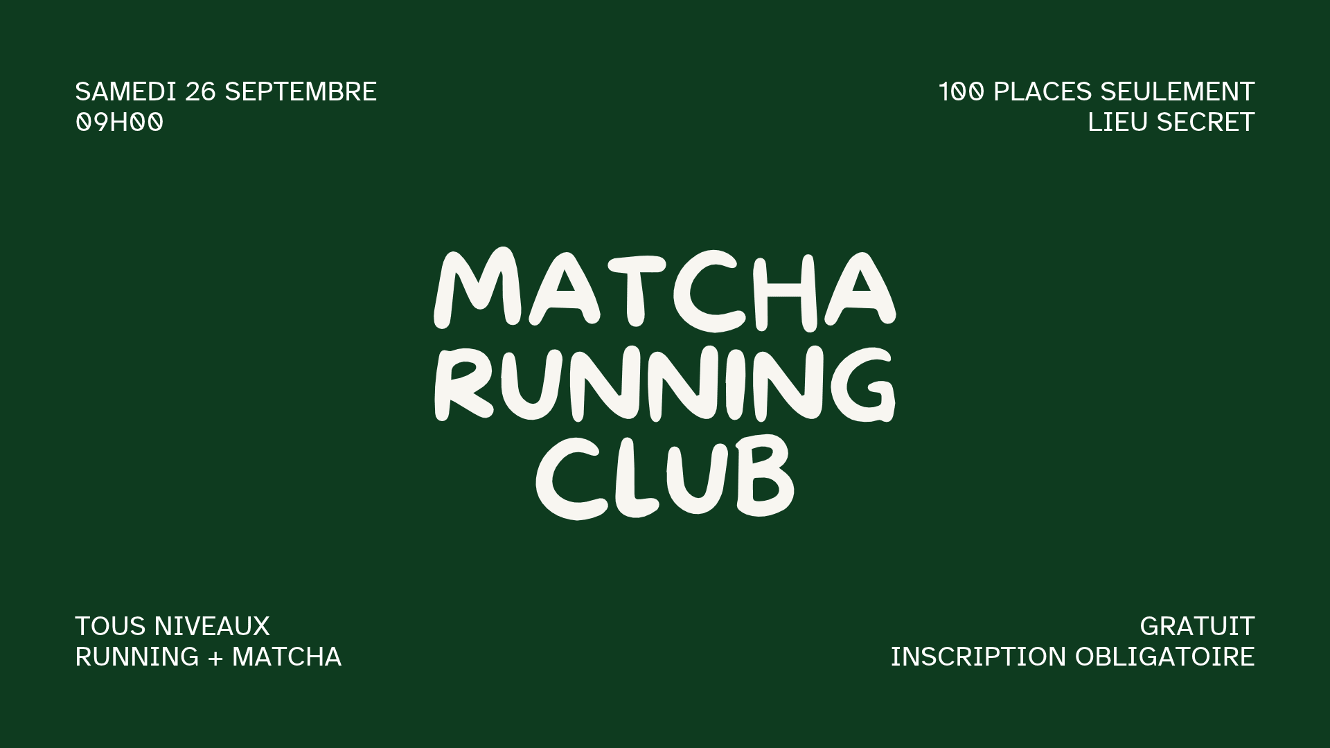 Matcha Running Club (Paris) #3