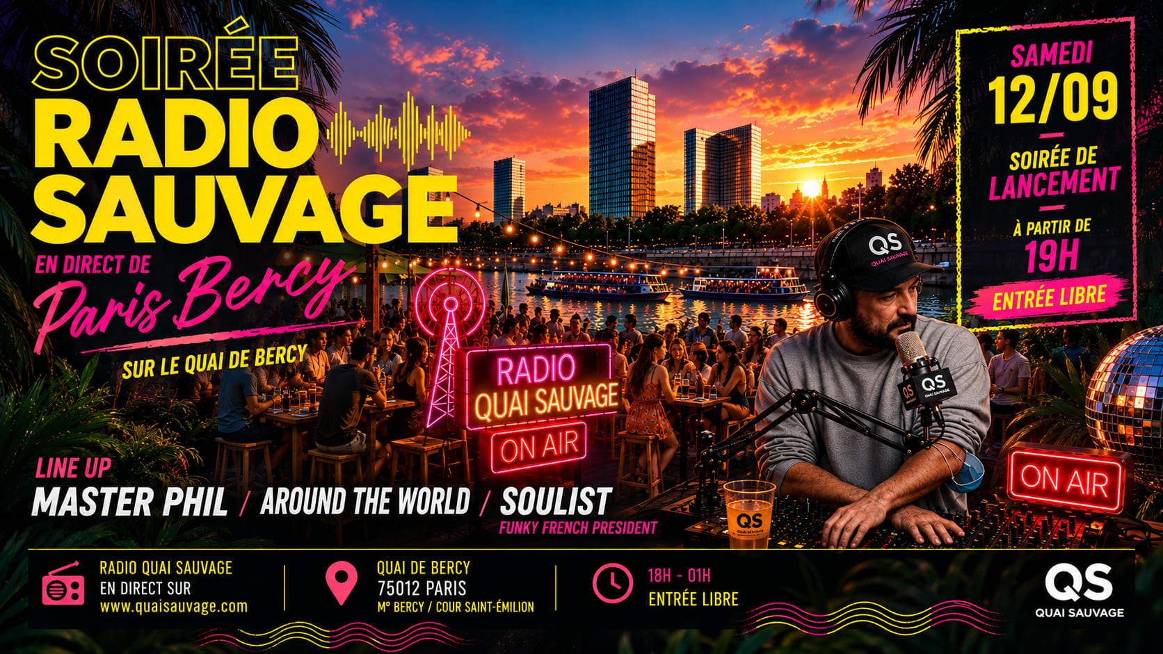 Radio Quai Sauvage — On Ouvre L’Antenne !