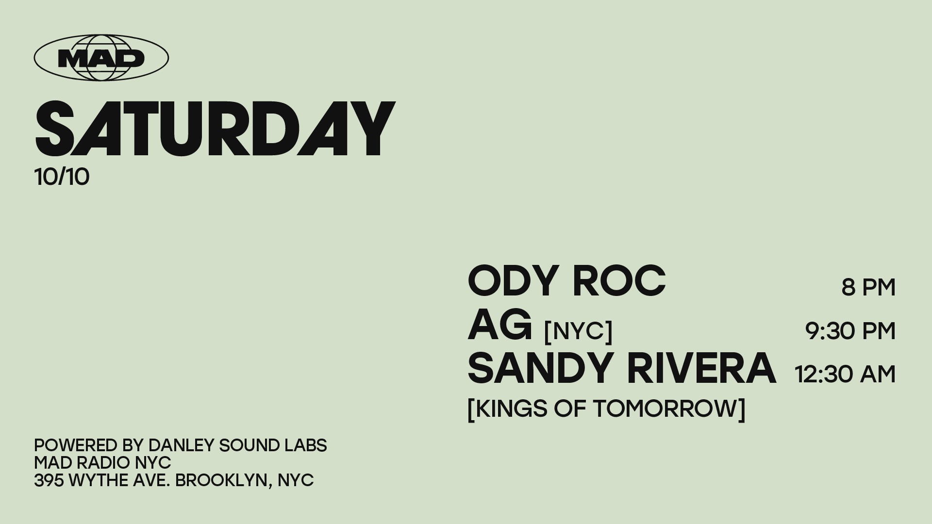 Sandy Rivera / Ag [Nyc] / Ody Roc