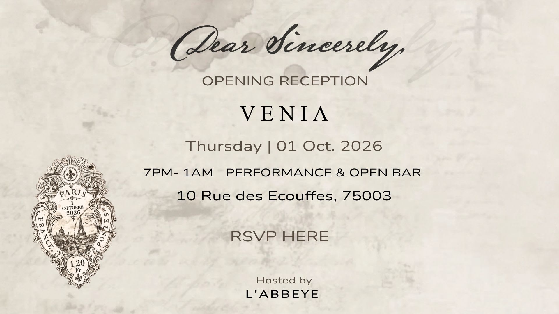 L'abbeye X Venia