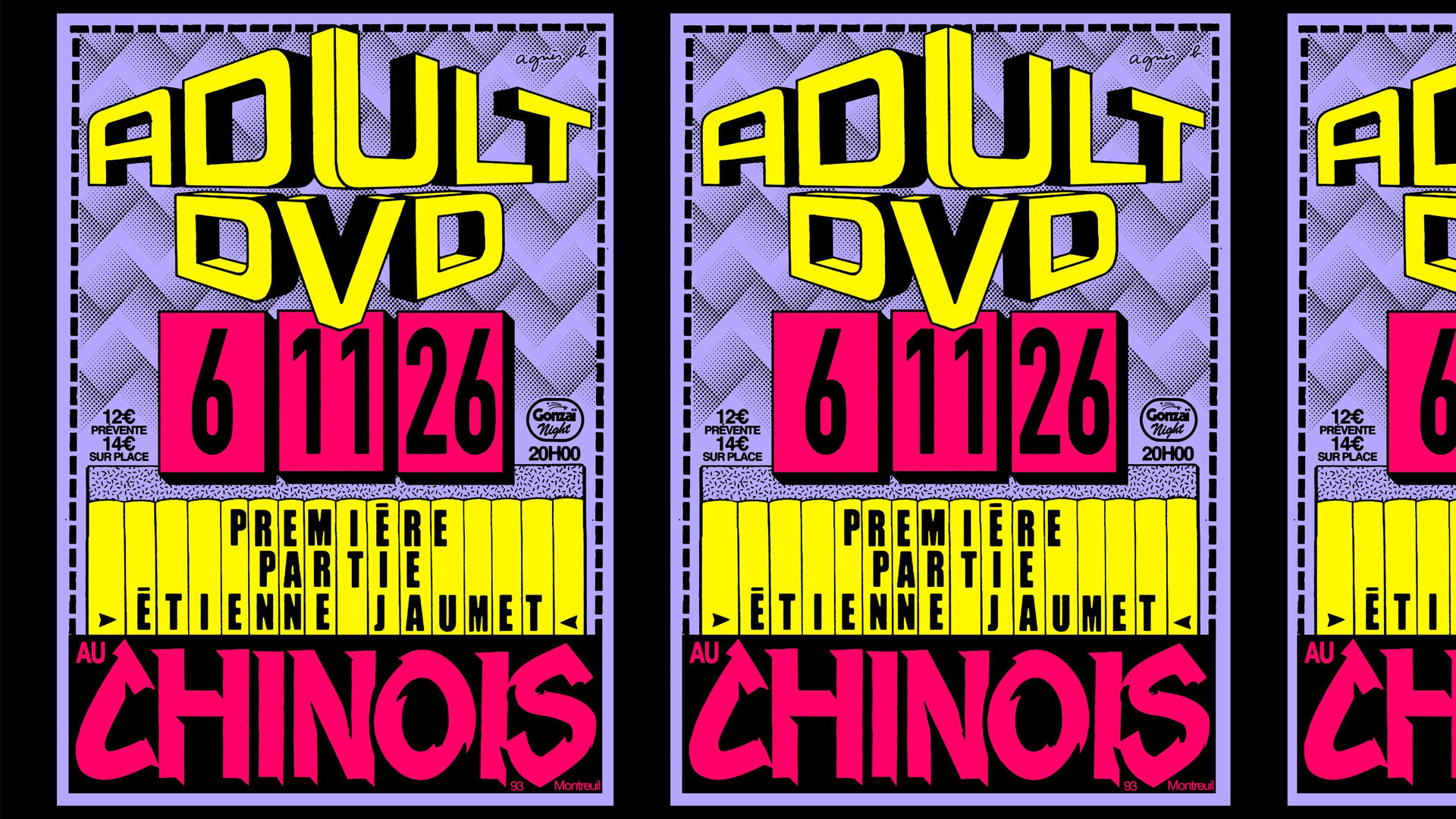 Gonzaï Night : Adult Dvd + Etienne Jaumet