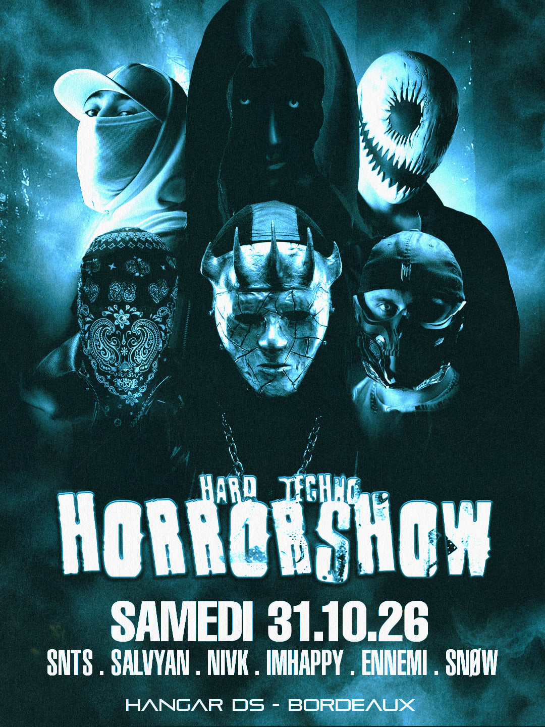 Hardtechno Horror Show // Snts - Salvyan - Nivk - Imhappy