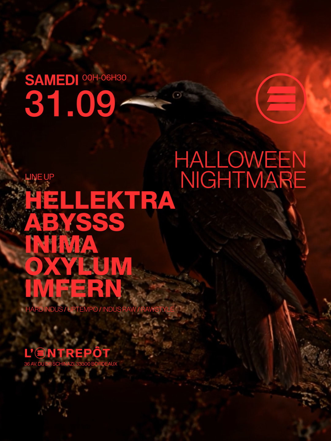 Halloween Nightmare // Hellektra - Abysss - Inima - Oxylum