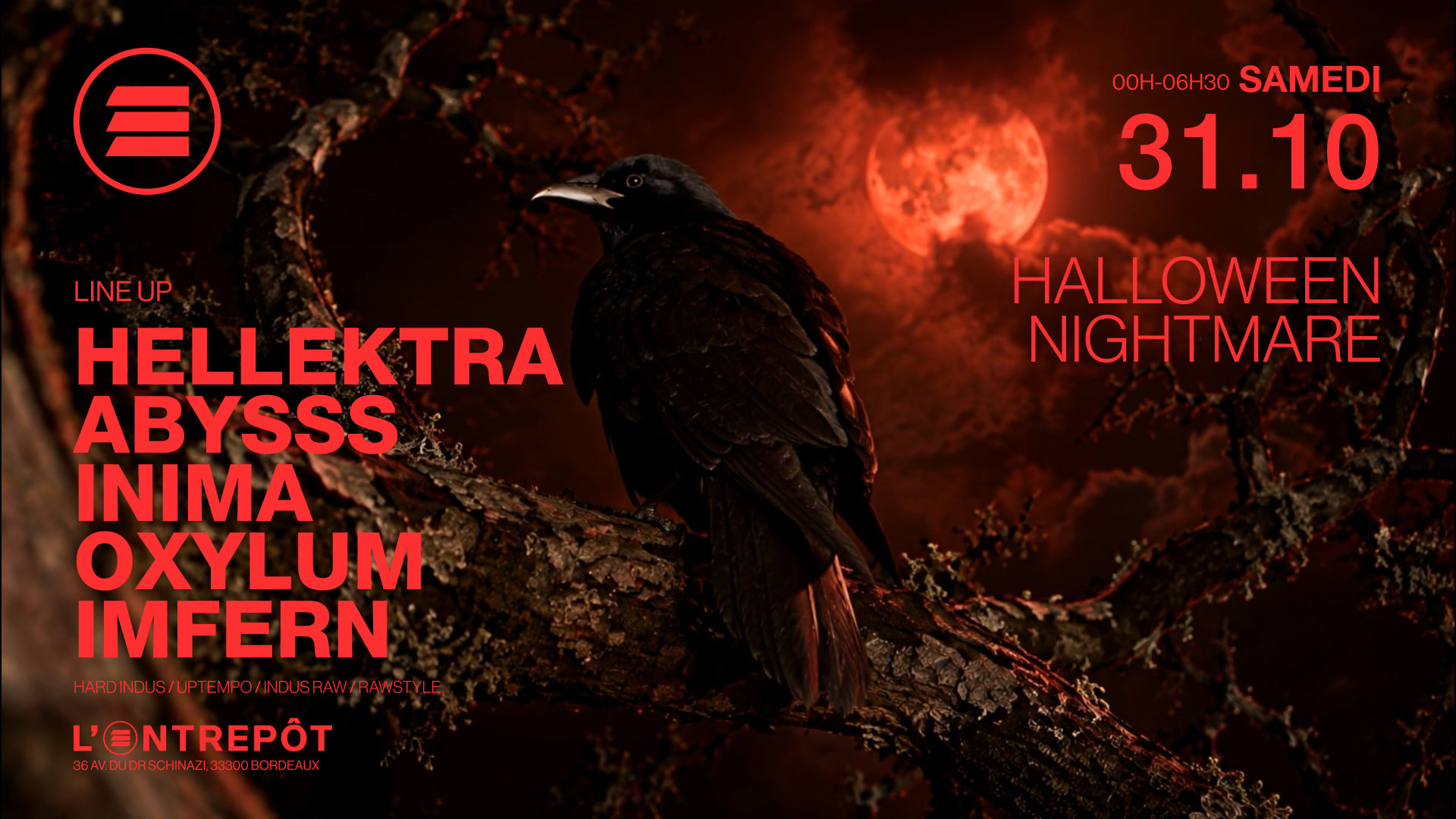 Halloween Nightmare // Hellektra - Abysss - Inima - Oxylum