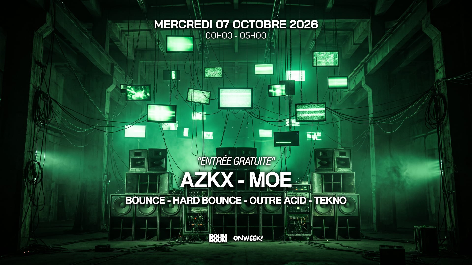 Boum Boum : On Week! (Entrée Gratuite)
