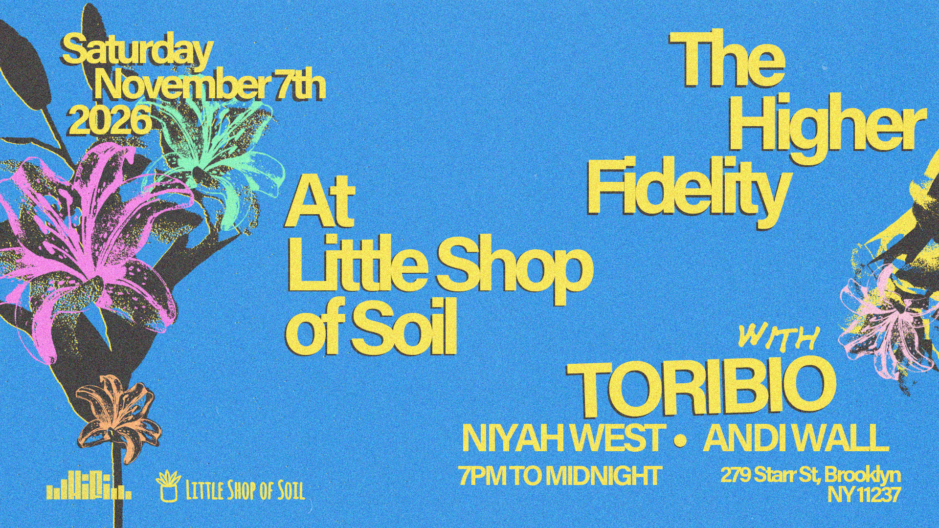 The Hifi At Little Shop Of Soil W/ Toribio