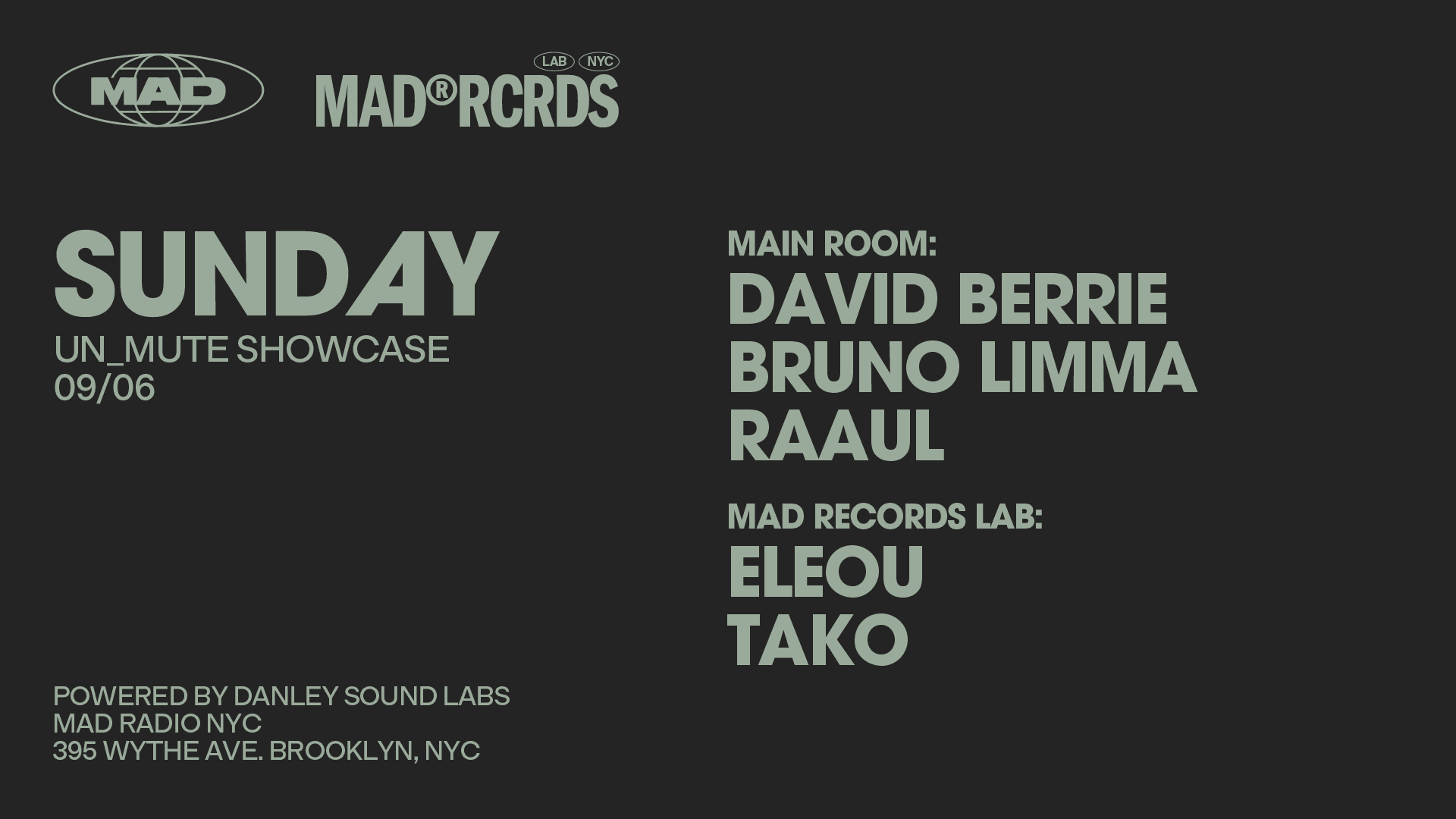 Un_Mute Showcase: David Berrie / Bruno Limma / Raaul