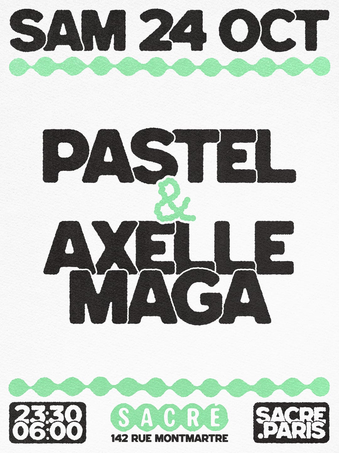 Sacré Présente : Pastel & Axelle Maga