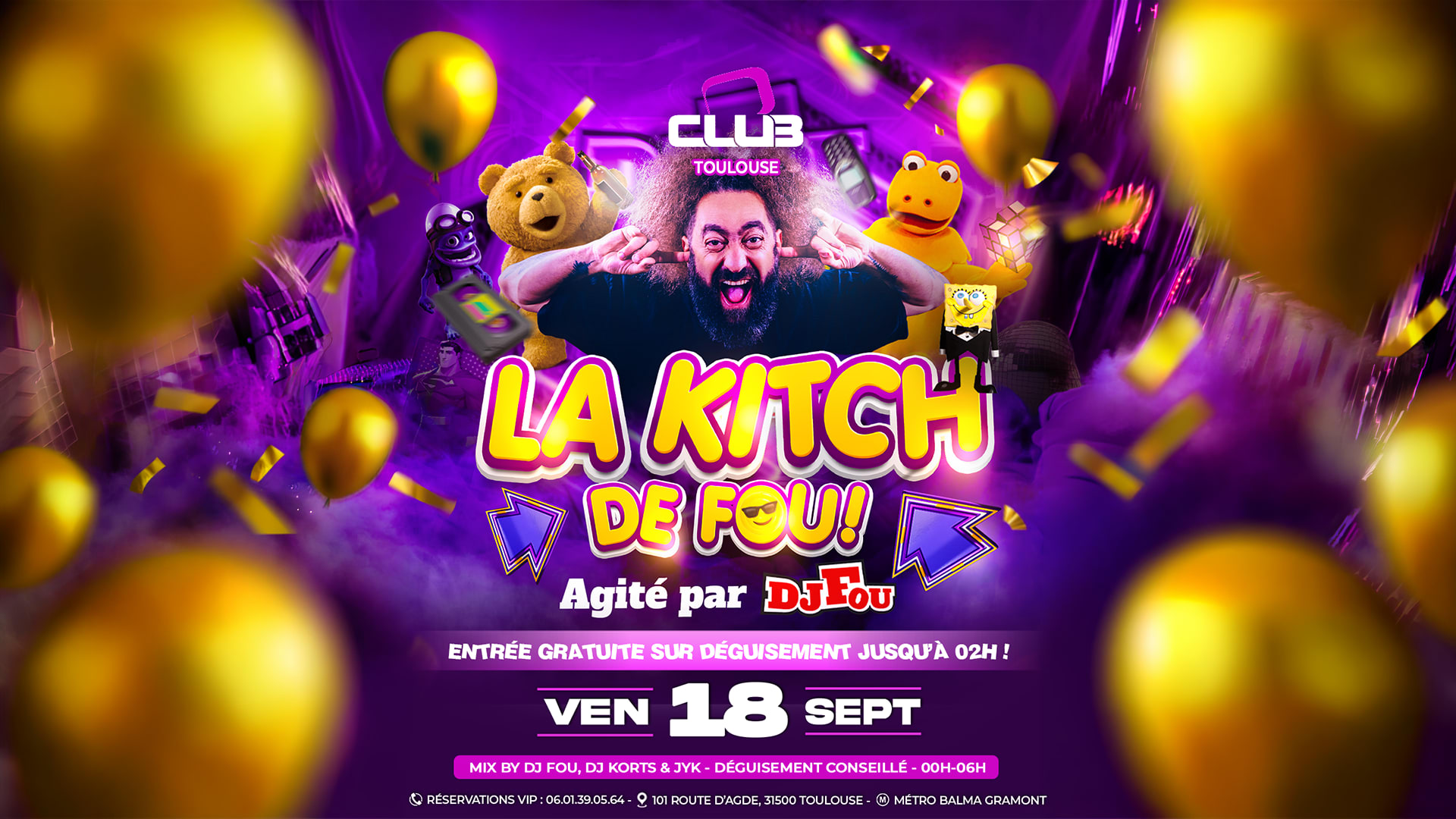 La Kitsch De Fou - O'club Toulouse