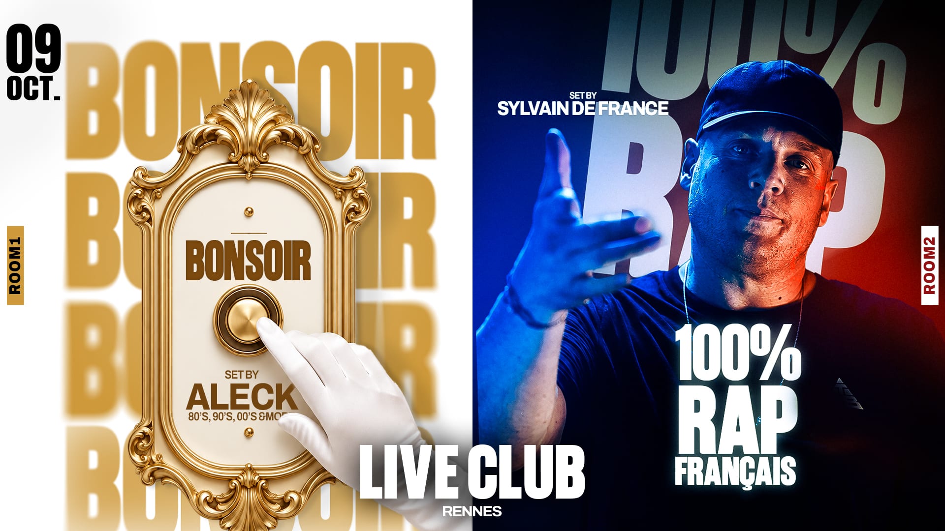 100% Rap Français/Bonsoir : Sylvain De France & Aleck