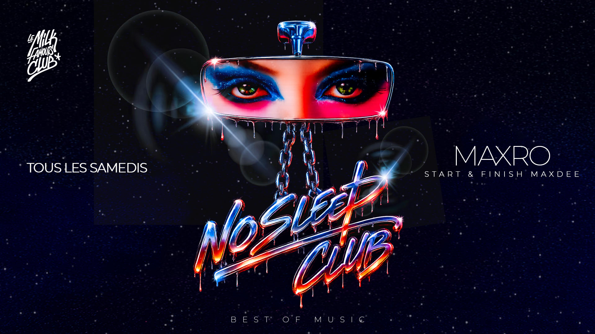 Samedi 12 Sept - No Sleep Club W/ Maxro