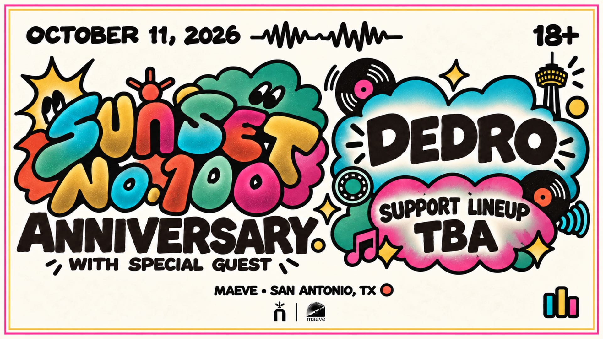 Sunset No. 100 — Dedro + Special Guests