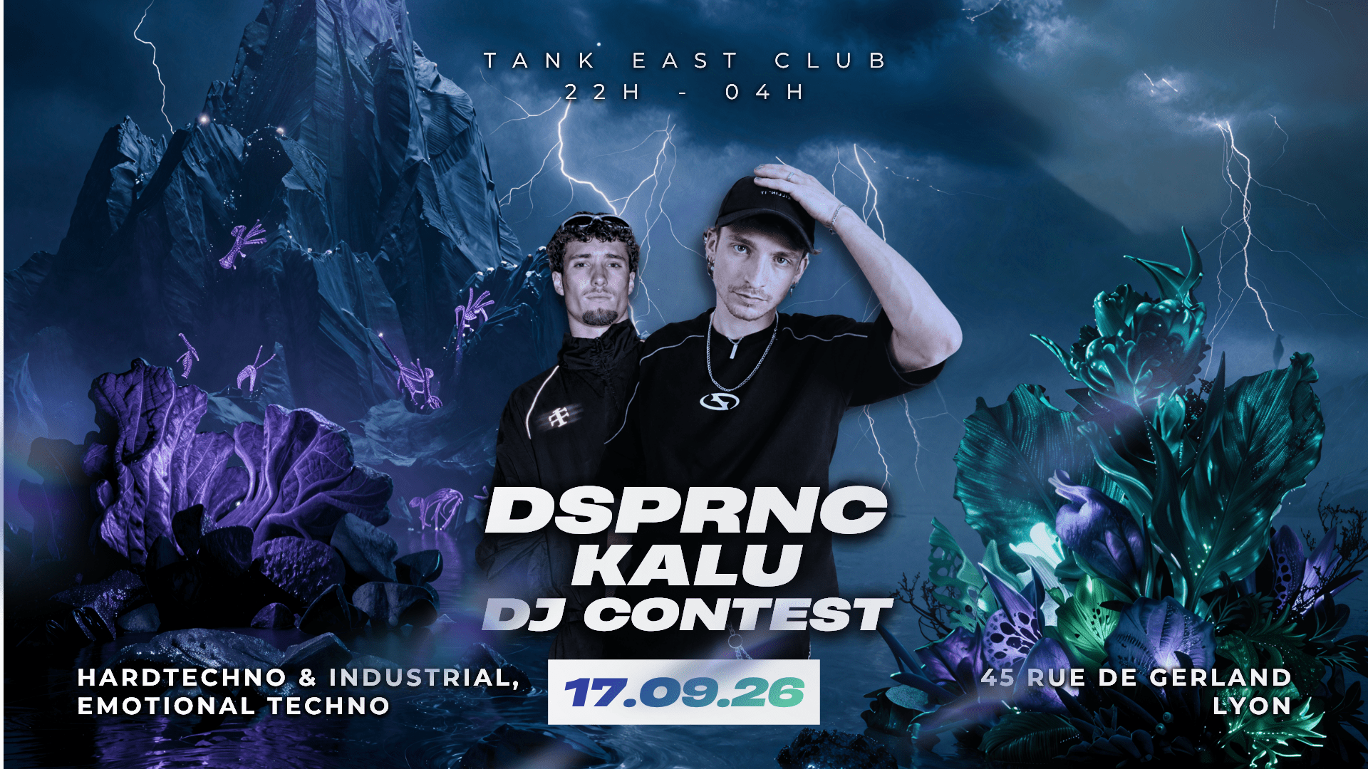 Techno Tank : Dsprnc, Kalu & Dj Contest