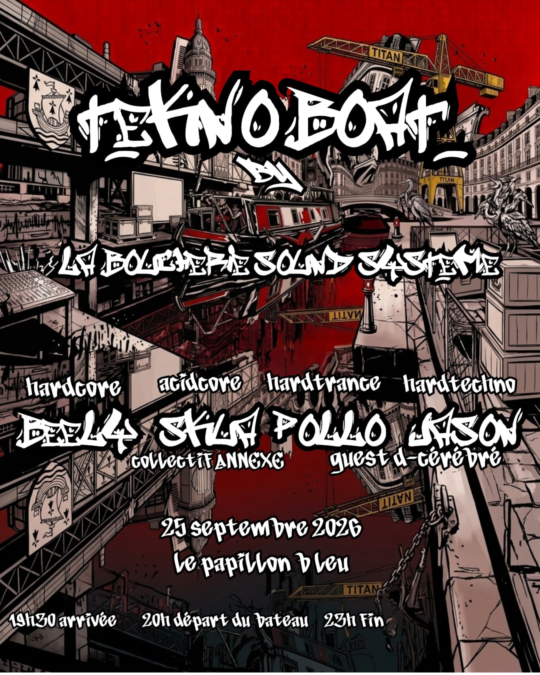 Tekno Boat By La Boucherie Sound Systeme