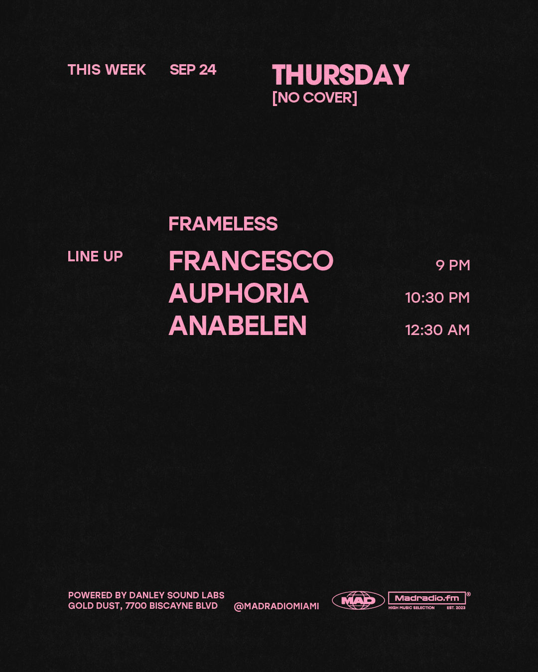 Frameless: Francesco / Auphoria / Anabelen