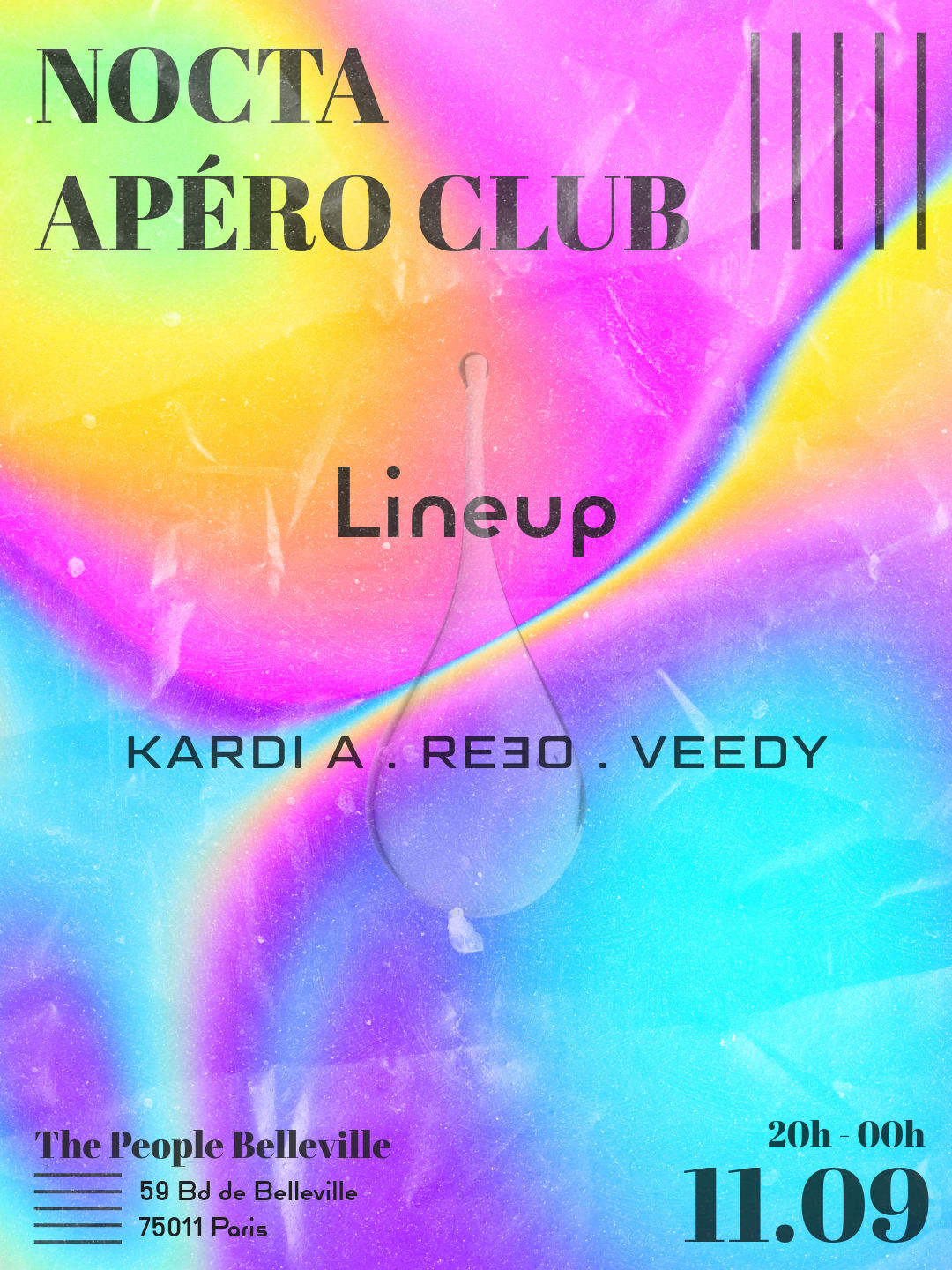 Nocta Apéro Club Avec Veedy, Kardi A & Reǝo