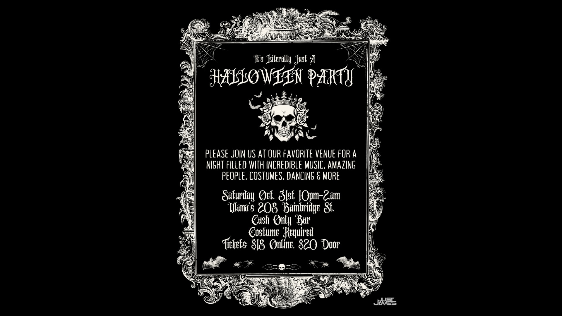 It's Literally Just A Halloween Party