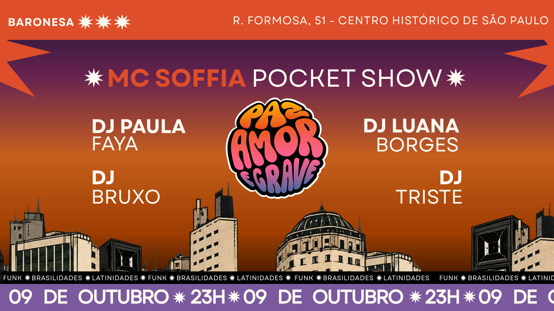 Paz, Amor E Grave Com MC Soffia No Terraço Baronesa #4