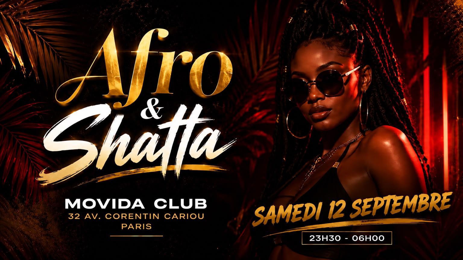 Afro & Shatta - Samedi 12 Septembre
